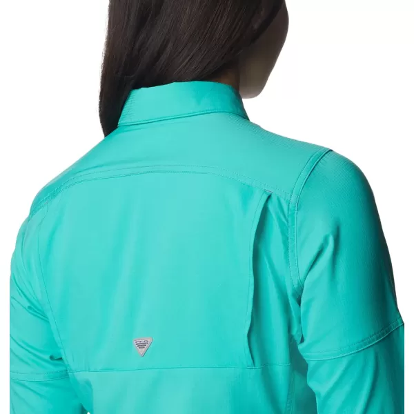 imageColumbia Womens Lo Drag Long Sleeve ShirtElectric Turquoise