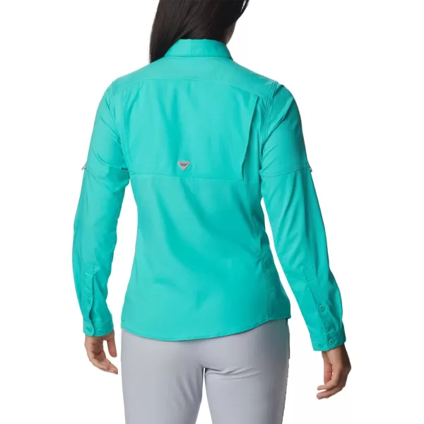 imageColumbia Womens Lo Drag Long Sleeve ShirtElectric Turquoise