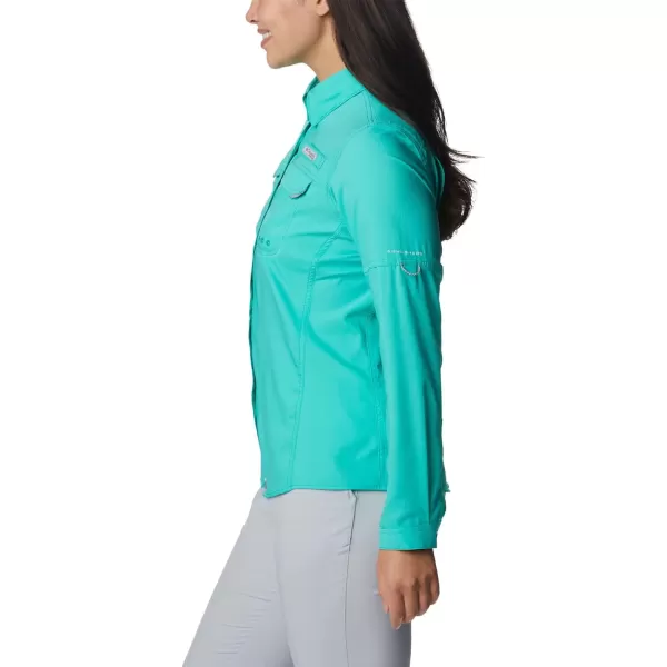 imageColumbia Womens Lo Drag Long Sleeve ShirtElectric Turquoise