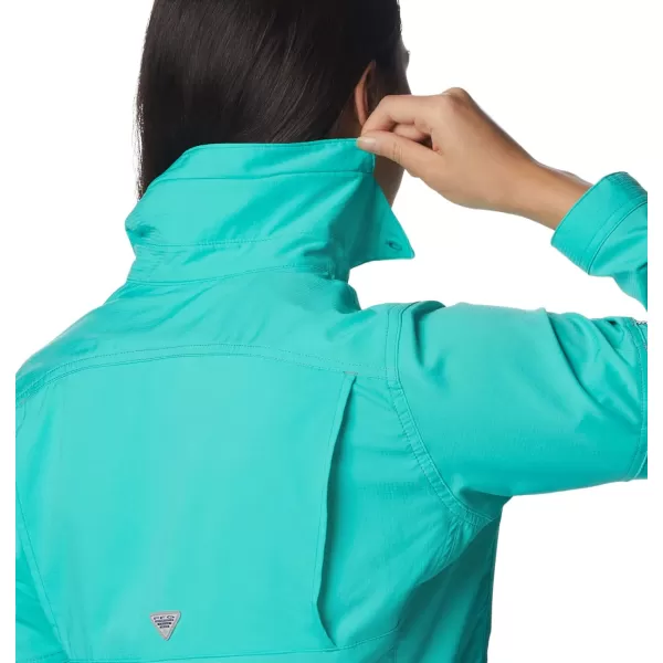 imageColumbia Womens Lo Drag Long Sleeve ShirtElectric Turquoise