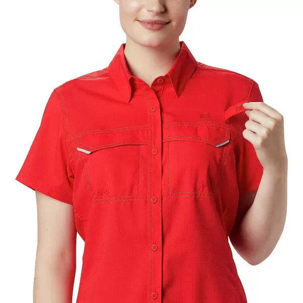 imageColumbia Womens Lo Drag Short Sleeve ShirtRed Lily