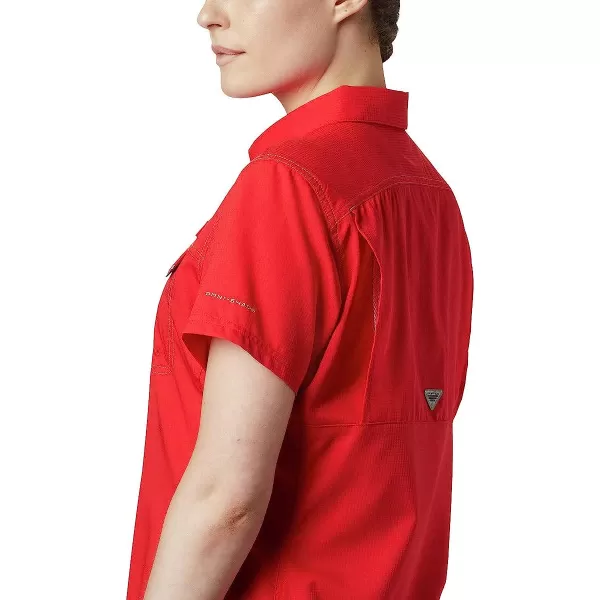 imageColumbia Womens Lo Drag Short Sleeve ShirtRed Lily