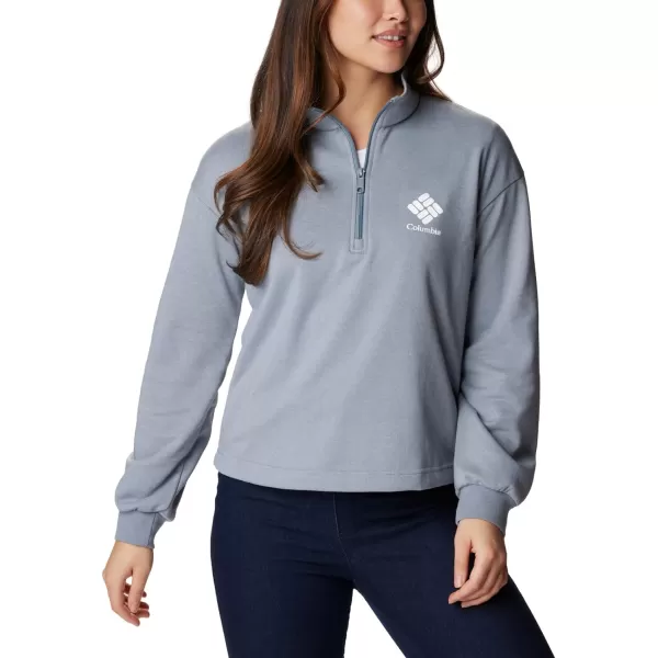 imageColumbia Womens Logo French Terry Half ZipColumbia Womens Logo French Terry Half Zip