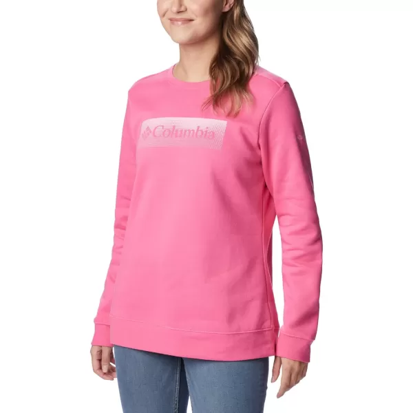 imageColumbia Womens Logo Ii CrewWild GeraniumFramed Halftone Logo