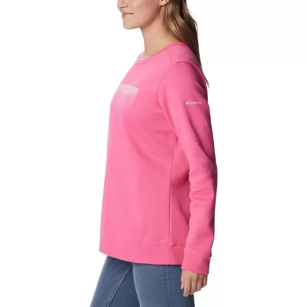 imageColumbia Womens Logo Ii CrewWild GeraniumFramed Halftone Logo