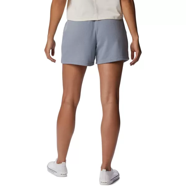 imageColumbia Womens Logo Iii French Terry ShortLight Grey HeatherWhite Logo