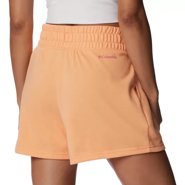 imageColumbia Womens Logo Iii French Terry ShortPeachWild Geranium Logo