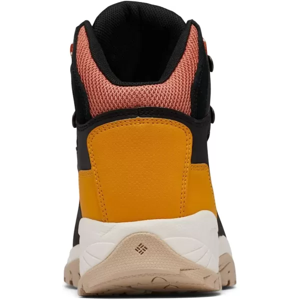 imageColumbia Womens Newton Ridge Lightweight Waterproof Shoe Hiking BootBlack Golden Yellow