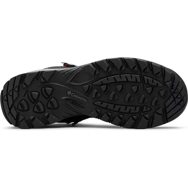 imageColumbia Womens Newton Ridge Lightweight Waterproof Shoe Hiking BootBlack Poppy Red