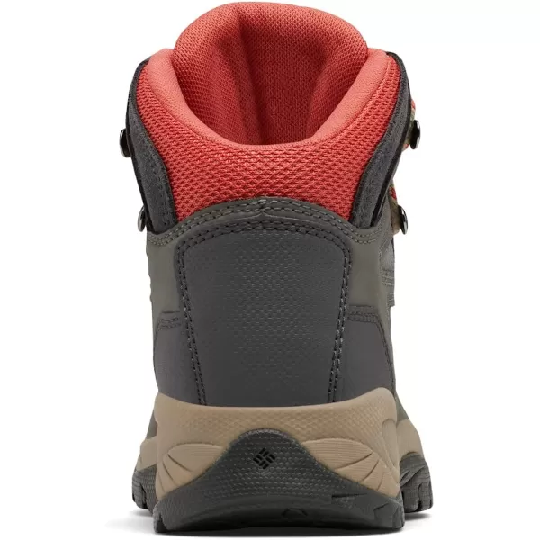 imageColumbia Womens Newton Ridge Lightweight Waterproof Shoe Hiking BootCharcoal Scorched Coral