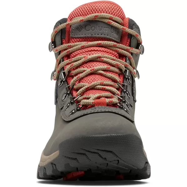 imageColumbia Womens Newton Ridge Lightweight Waterproof Shoe Hiking BootCharcoal Scorched Coral