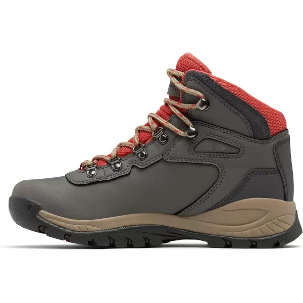 imageColumbia Womens Newton Ridge Lightweight Waterproof Shoe Hiking BootCharcoal Scorched Coral