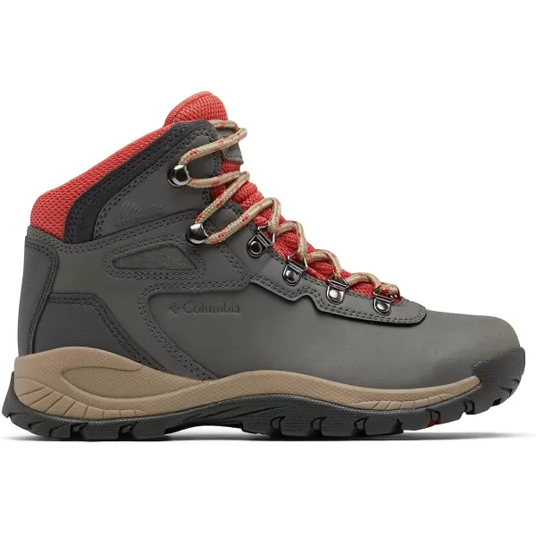 imageColumbia Womens Newton Ridge Lightweight Waterproof Shoe Hiking BootCharcoal Scorched Coral