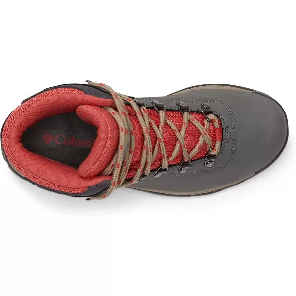 imageColumbia Womens Newton Ridge Lightweight Waterproof Shoe Hiking BootCharcoal Scorched Coral