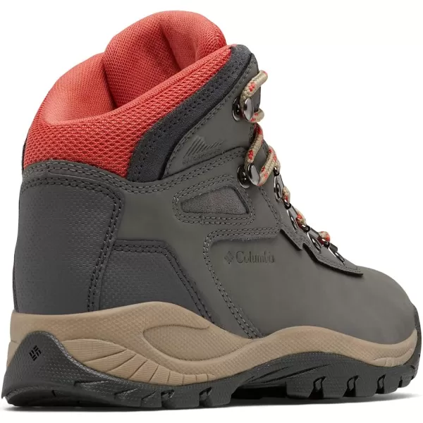 imageColumbia Womens Newton Ridge Lightweight Waterproof Shoe Hiking BootCharcoal Scorched Coral