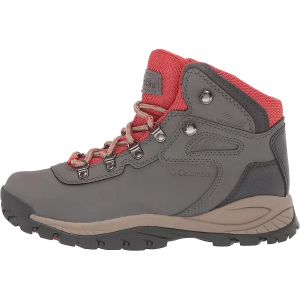 imageColumbia Womens Newton Ridge Lightweight Waterproof Shoe Hiking BootCharcoal Scorched Coral