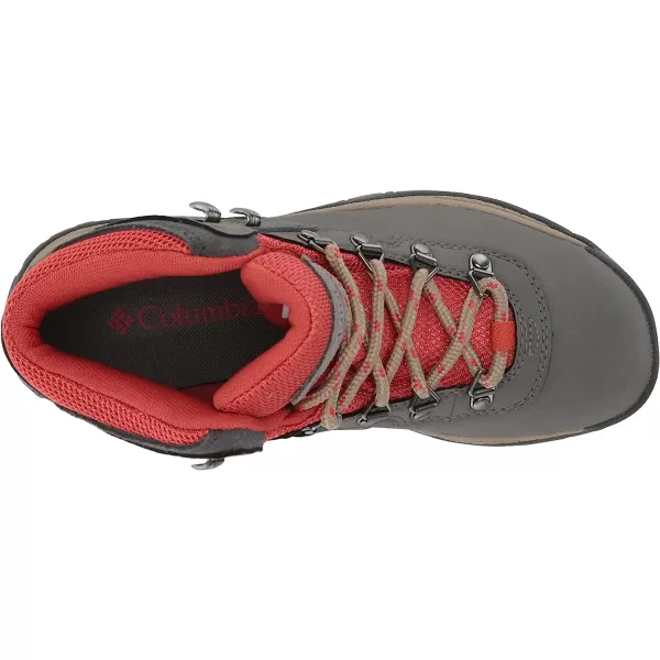 imageColumbia Womens Newton Ridge Lightweight Waterproof Shoe Hiking BootCharcoal Scorched Coral
