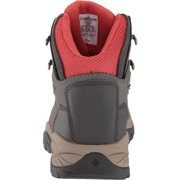 imageColumbia Womens Newton Ridge Lightweight Waterproof Shoe Hiking BootCharcoal Scorched Coral