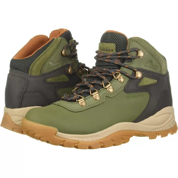 imageColumbia Womens Newton Ridge Lightweight Waterproof Shoe Hiking BootHiker Green Caramel