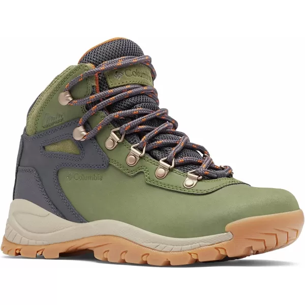 imageColumbia Womens Newton Ridge Lightweight Waterproof Shoe Hiking BootHiker GreenCaramel