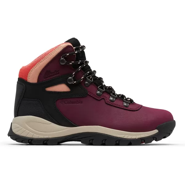 imageColumbia Womens Newton Ridge Lightweight Waterproof Shoe Hiking BootMarionberry Black