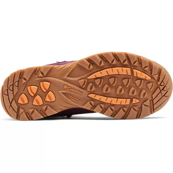 imageColumbia Womens Newton Ridge Plus Waterproof Amped Hiking BootEpic Plum  Storm