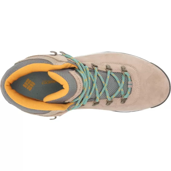 imageColumbia Womens Newton Ridge Plus Waterproof Amped Hiking BootOxford Tan  Dusty Green