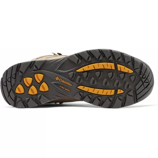 imageColumbia Womens Newton Ridge Plus Waterproof Amped Hiking BootOxford Tan  Dusty Green