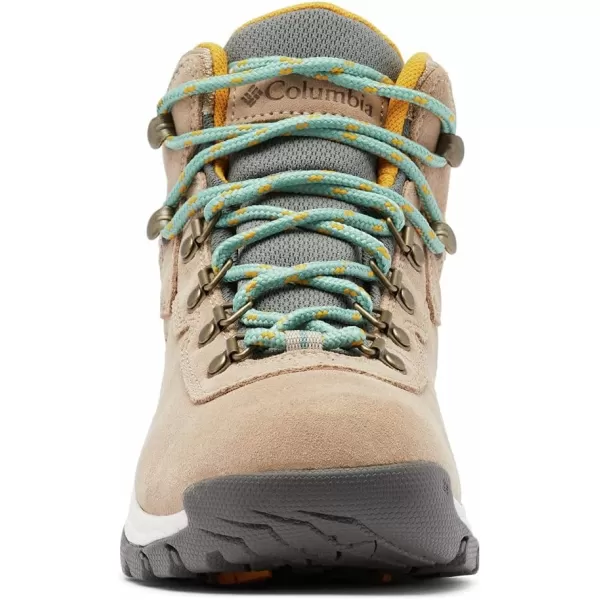 imageColumbia Womens Newton Ridge Plus Waterproof Amped Hiking BootOxford Tan  Dusty Green