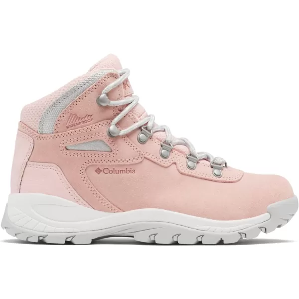 imageColumbia Womens Newton Ridge Plus Waterproof Amped Hiking BootVintage Pink  Nimbus Grey
