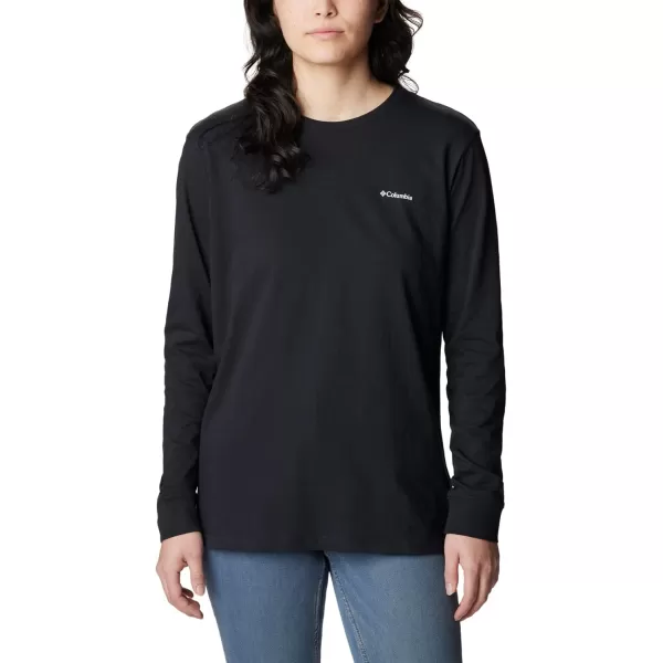 imageColumbia Womens North Cascades Back Graphic Long Sleeve TeeBlackBoundless Graphic