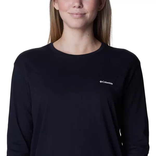 imageColumbia Womens North Cascades Back Graphic Long Sleeve TeeBlackBoundless Graphic