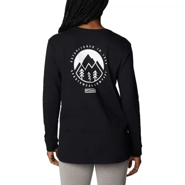imageColumbia Womens North Cascades Back Graphic Long Sleeve TeeBlackOutdoor Park