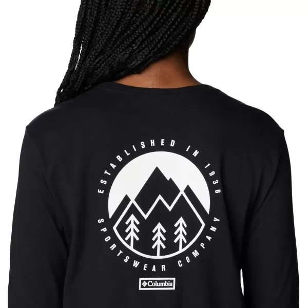 imageColumbia Womens North Cascades Back Graphic Long Sleeve TeeBlackOutdoor Park