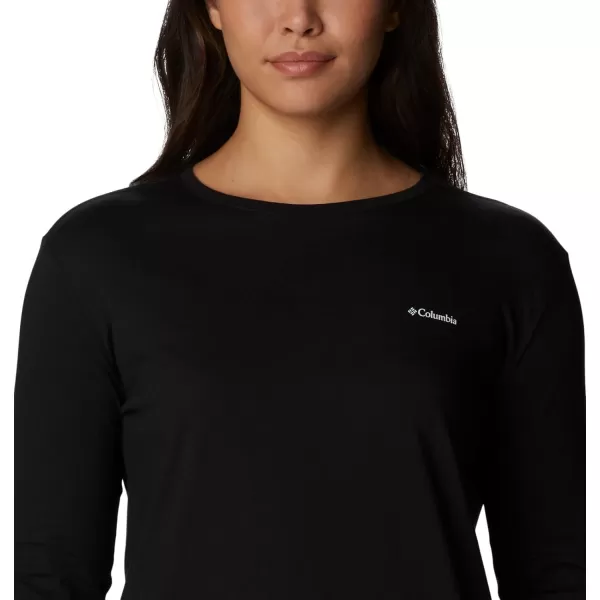 imageColumbia Womens North Cascades Back Graphic Long Sleeve TeeBlackStamp Stencil