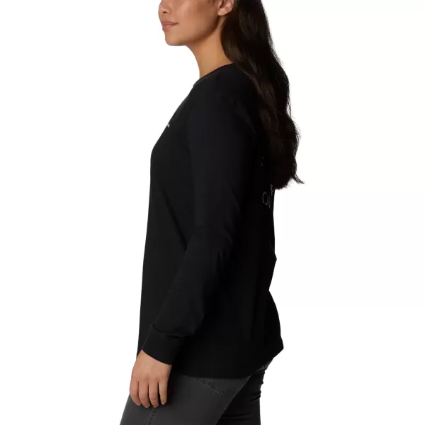 imageColumbia Womens North Cascades Back Graphic Long Sleeve TeeBlackStamp Stencil