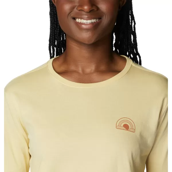 imageColumbia Womens North Cascades Back Graphic Long Sleeve TeeCornstalkSun Trek Trails