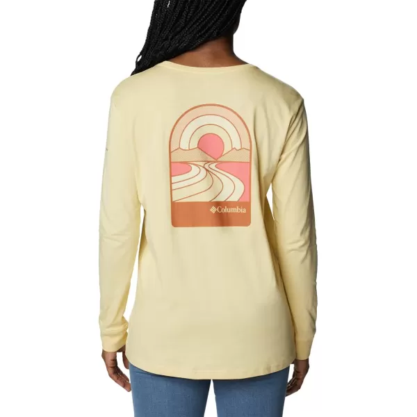 imageColumbia Womens North Cascades Back Graphic Long Sleeve TeeCornstalkSun Trek Trails