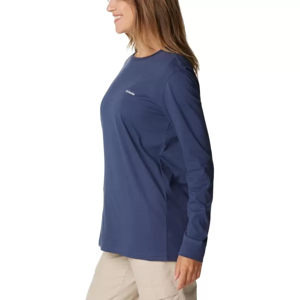 imageColumbia Womens North Cascades Back Graphic Long Sleeve TeeNocturnal  College Life