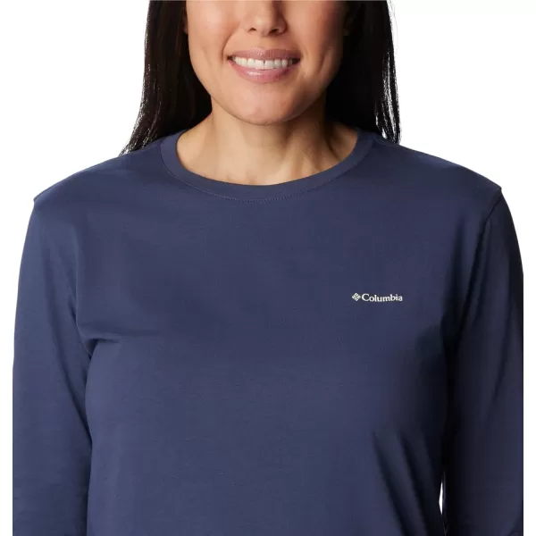 imageColumbia Womens North Cascades Back Graphic Long Sleeve TeeNocturnal  Escape to Nature