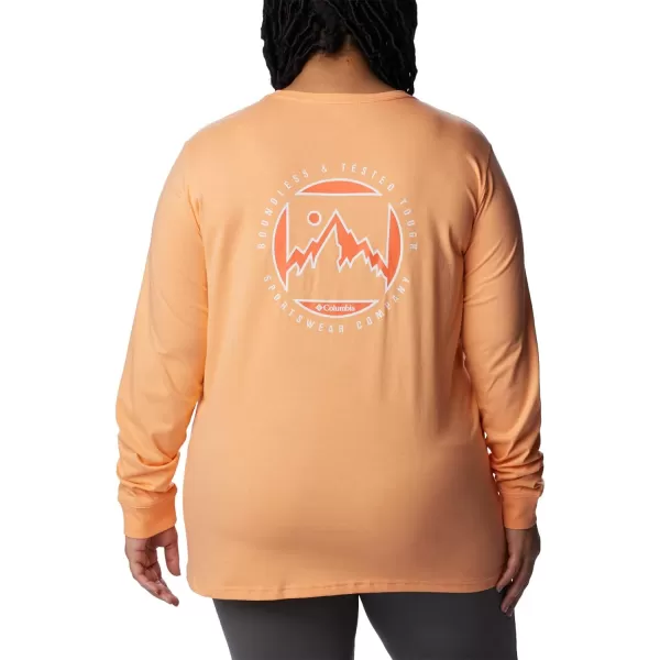 imageColumbia Womens North Cascades Back Graphic Long Sleeve TeePeachBoundless Graphic