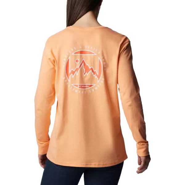 imageColumbia Womens North Cascades Back Graphic Long Sleeve TeePeachBoundless Graphic