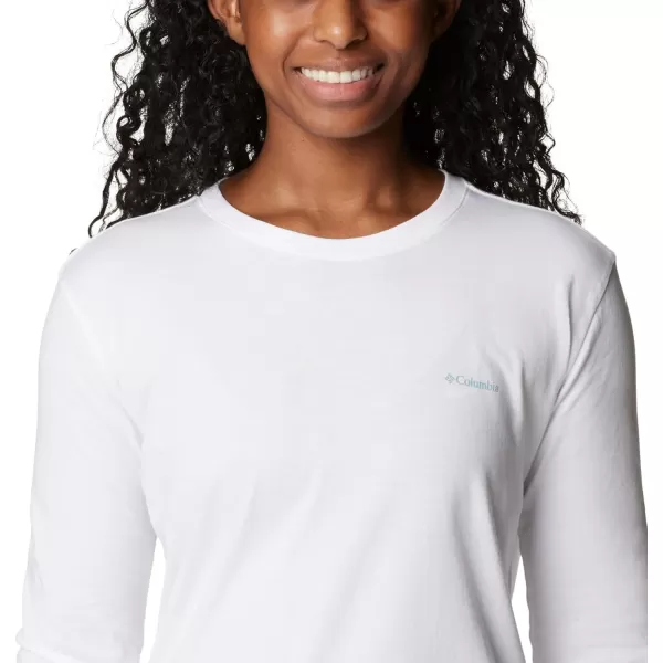 imageColumbia Womens North Cascades Back Graphic Long Sleeve TeeWhite  Escape to Nature