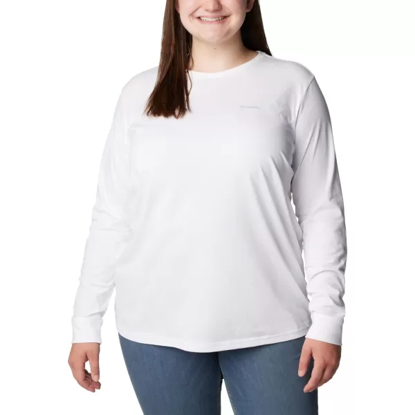 imageColumbia Womens North Cascades Back Graphic Long Sleeve TeeWhite  Escape to Nature