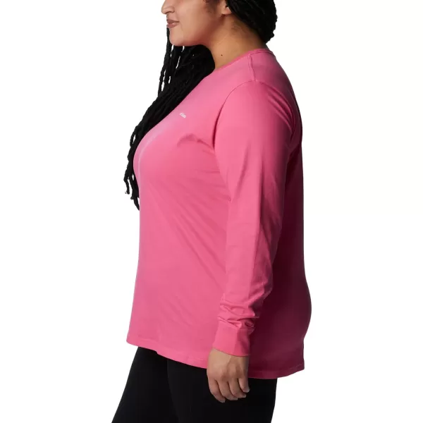 imageColumbia Womens North Cascades Back Graphic Long Sleeve TeeWild GeraniumBoundless Graphic