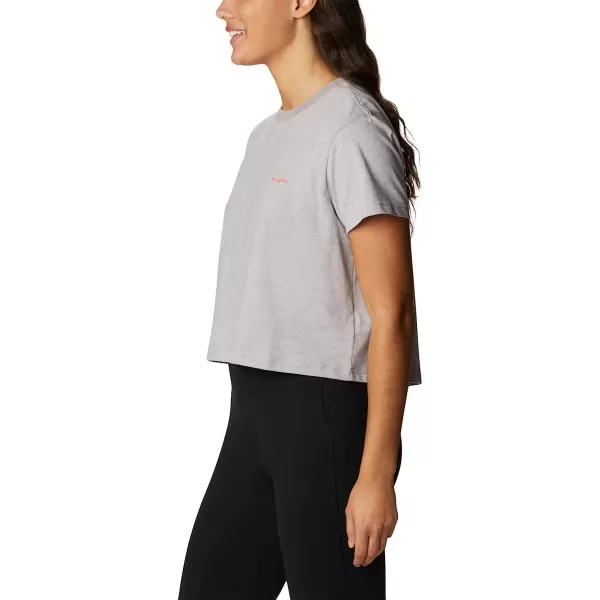 imageColumbia Womens North Cascades Cropped TeeColumbia Grey HeatherCsc Branded Gradient