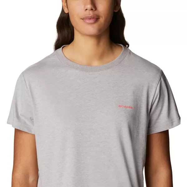 imageColumbia Womens North Cascades Cropped TeeColumbia Grey HeatherCsc Branded Gradient