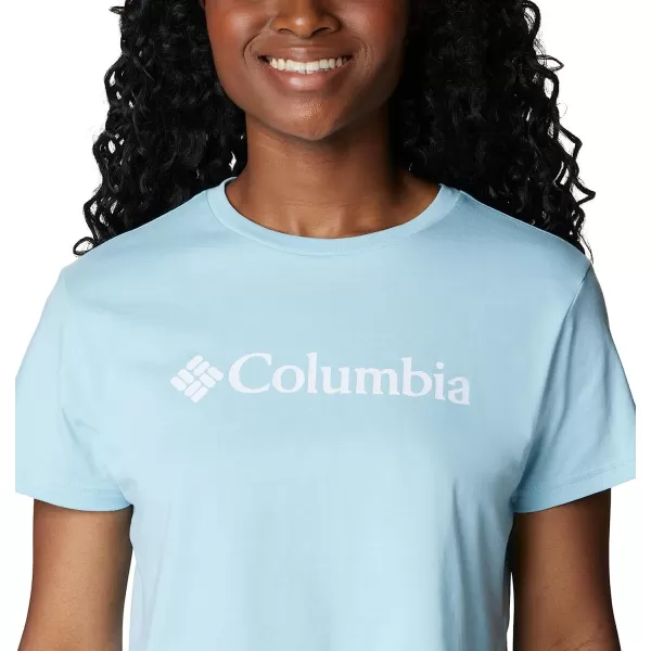 imageColumbia Womens North Cascades Cropped TeeSpring BlueCsc Branded Logo