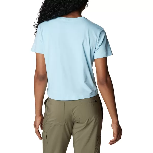 imageColumbia Womens North Cascades Cropped TeeSpring BlueCsc Branded Logo