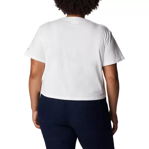 imageColumbia Womens North Cascades Cropped TeeWhiteCsc Retro Logo